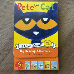 Pete the Cat: Big Reading Adventures: A box of 5 groovy books