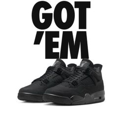 Jordan 4 Black Cats