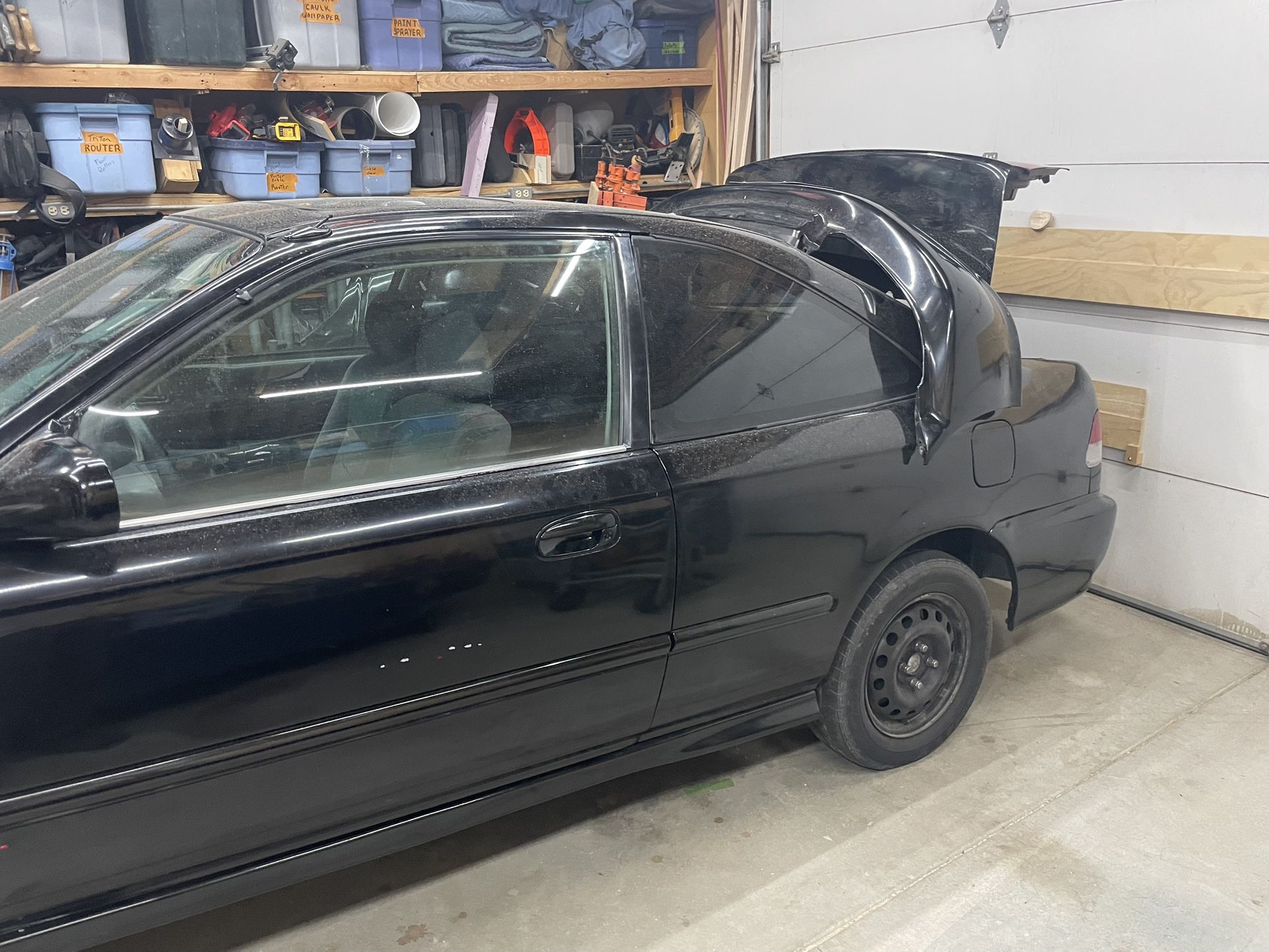 2000 Honda Civic EX ROLLING CHASIS Or Parts