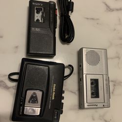 3 Cassette Recorders