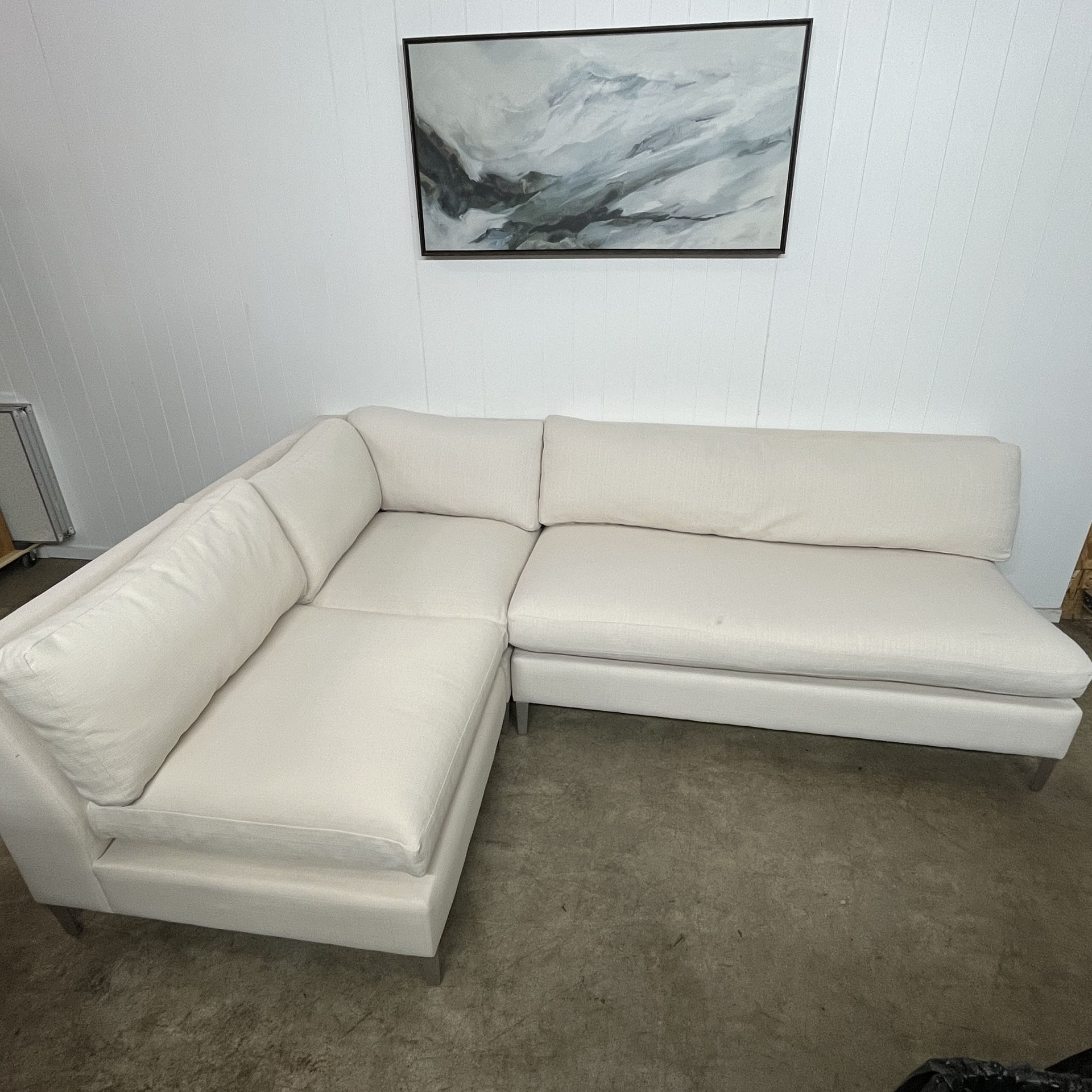 Modular White Couch