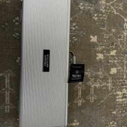 William Sonoma Bbq Grill Set. Comes With Skewers, Spatula, Tongs , Fork And Brush 