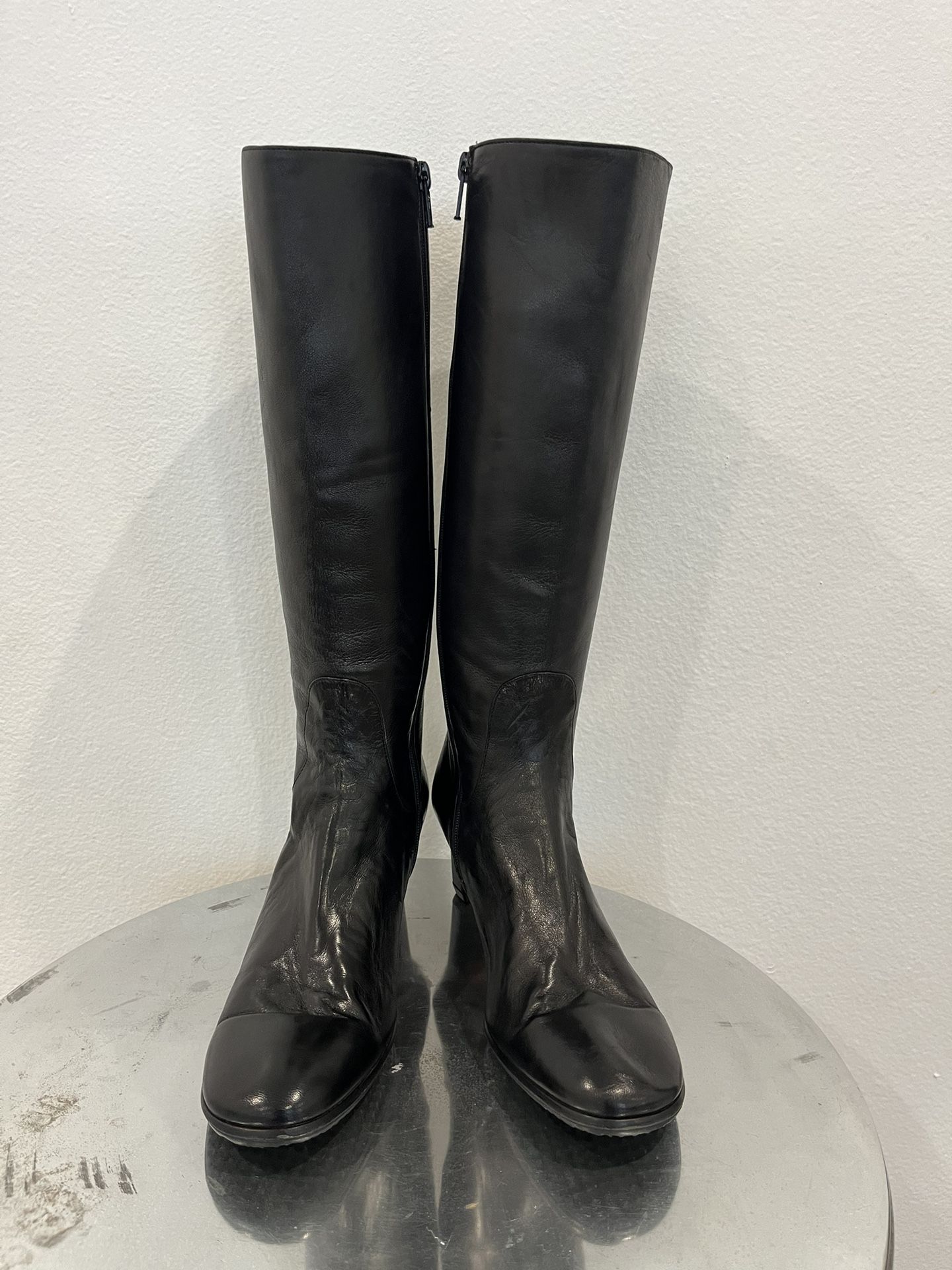 Cole Haan Women’s Black Knee Leather Boots