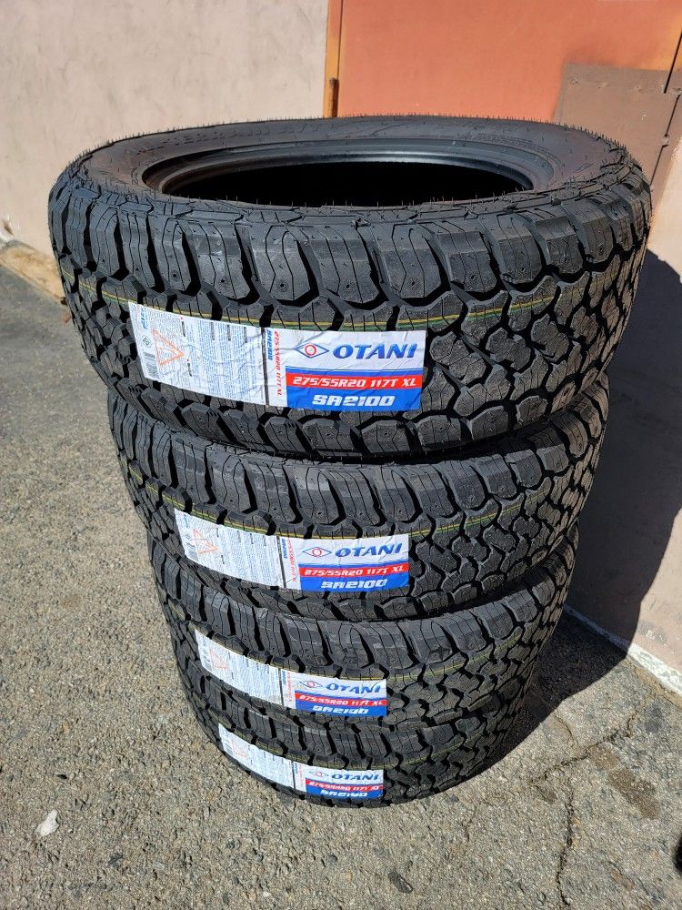 275 55 20 ALL TERRAIN TIRES SILVERADO SUBURBAN AVALANCHE TAHOE SIERRA YUKON DENALI F150