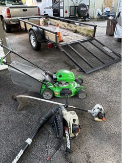 Lawn boy mower, back pack, weed wacker
