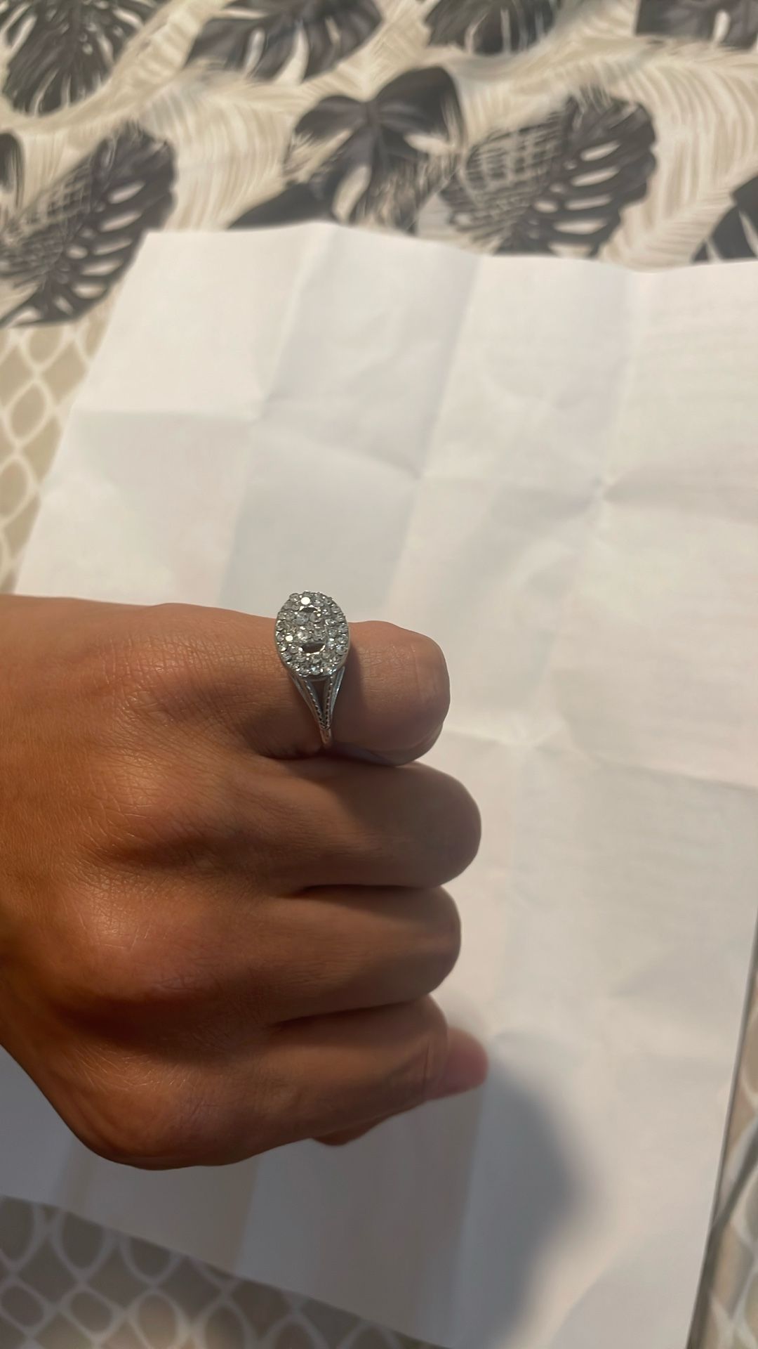 Stainless CZ Ring Women’s