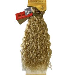 Bohyme 14” French Refined 100% Human Hair – Color 613 Blonde (Soft & Tangle-Free)