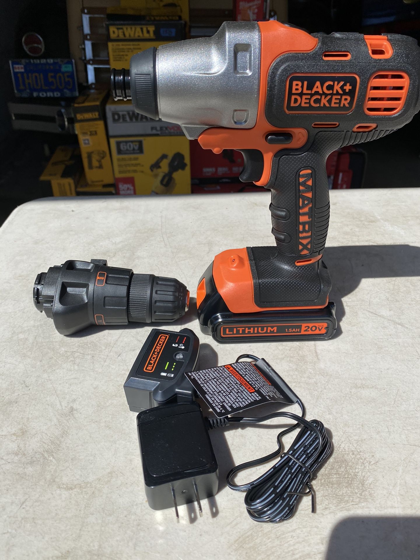 Black & Decker 20v Matrix Drill/Impact Kit