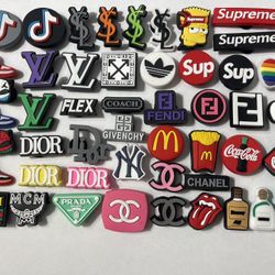 47 BRAND NEW CROC CHARMS 