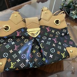 Louis Vuitton Ursula GM MURAKAMI BLACK multicolor.