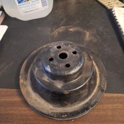 C2 Corvette  327 Factory  Deep Groove Water Pump Pulley. See Pics.35th Ave And McDowell Phx 