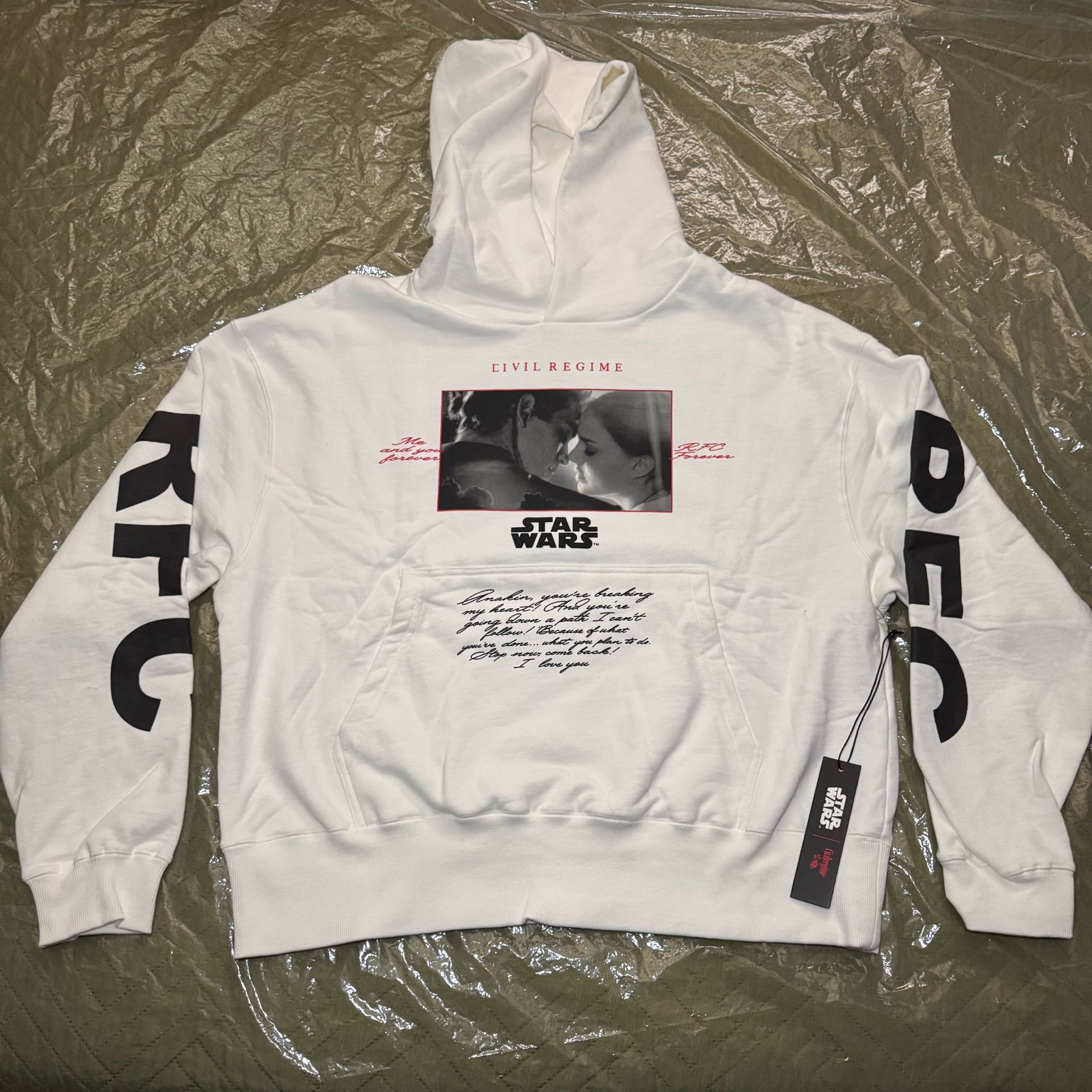 Civil Regime x Star Wars Anakin/Padme Hoodie - Size L