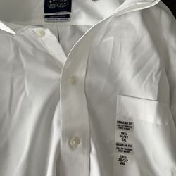 White Button Down Dress Shirt 2xl