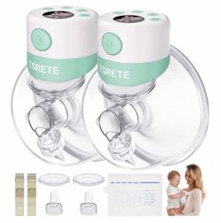 Sealed S12 Double Wearable Breast Pumps Hands Free Quiet 2 Pump Modes 9 Levels