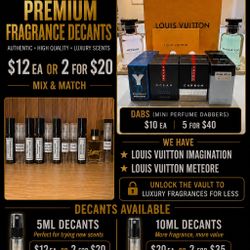 Authentic Luxury Fragrance Decants | 5ml, 10ml & Mini Dabbers | SASFragranceVault