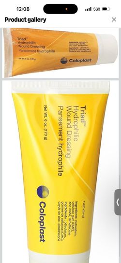 Coloplast 1967 Triad Hydrophilic Wound Dressing Paste - 6oz