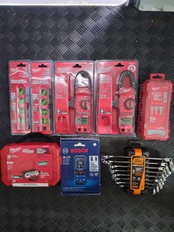 Milwaukee & Klein Tools Mixed Tools