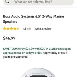 Boss Marine Speaker