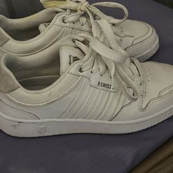 Kswiss White Tennis Shoes