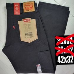 Levis 565 Loose Straight Workwear Utility Jeans With Tags