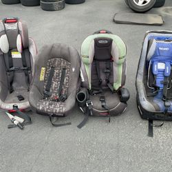 Booster seats car seats $30 each