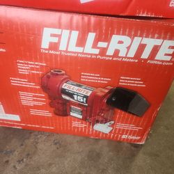 Fill rite heavy duty fuel transfer pump