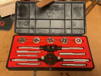 CRAFTSMAN KROMEDGE 12 pc TAP & HEXAGON DIE SET # 9-52055 made in USA