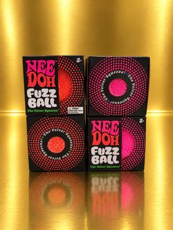 Nee Doh Fuzz Ball Squeeze Toys