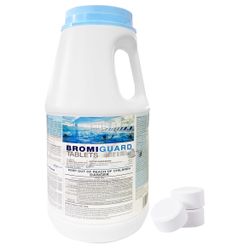 Bromine Tablets 1 Inch 4 Lbs for Spa Hot Tub Chemical Tabs And Chlorilized Plus 1 inch chlorine tablets 5lbs