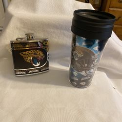 Jackson Jaguars Flask And Cup