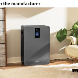 Bissell air400 Professional Air Purifier with HEPA and Carbon Filters for Large Room and Home, Quiet Bedroom Air Cleaner for Allergies, Pets, Dust, Da