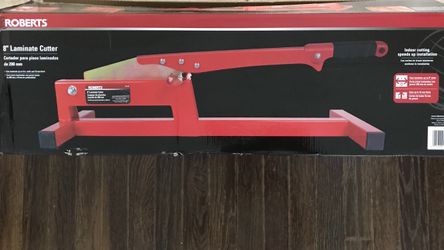Roberts 8” laminate cutter for cross cutting