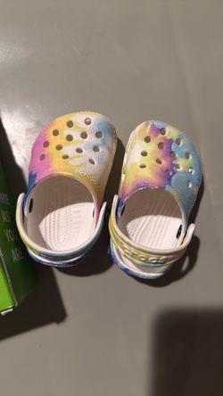 Crocs Classic Tie-Dye Clogs Kids