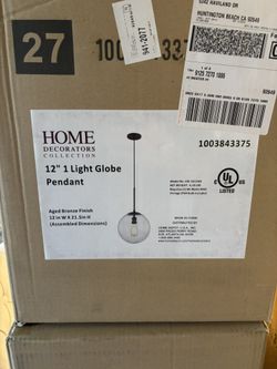 12” Light Globe Pendant