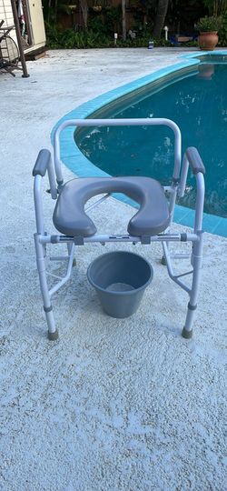 Bedside commode / over the toilet heavy capacity