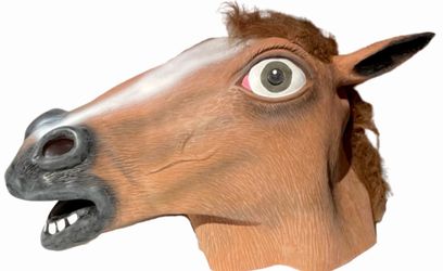 Realistic Horse Head Latex Costume Mask
