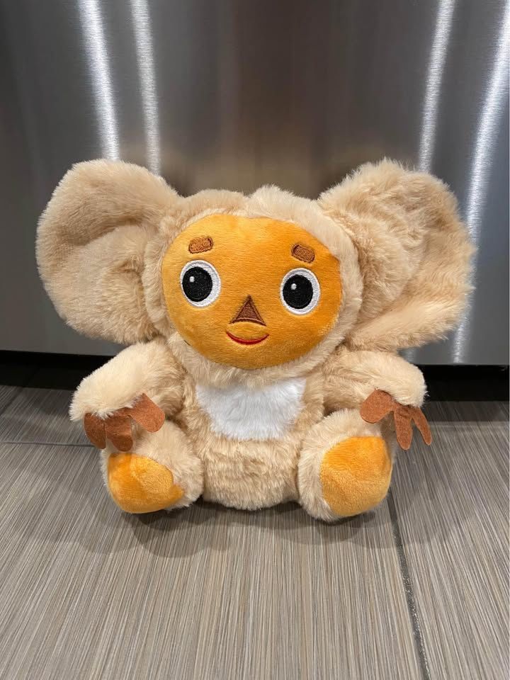 Cheburashka Monkey Cartoon Plush Toy Tan