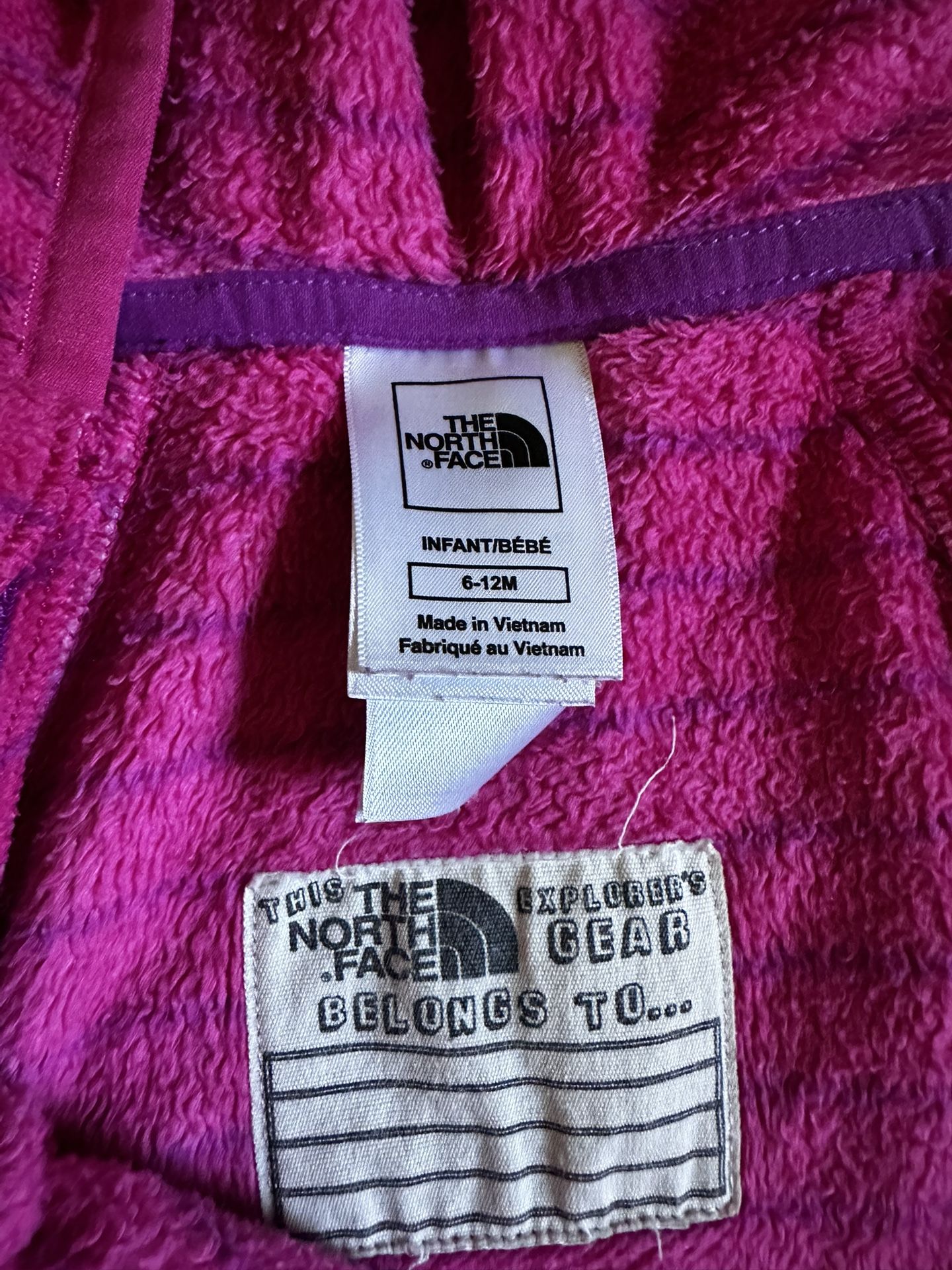 Toddler North face Fleece Body Suit 18 Mo