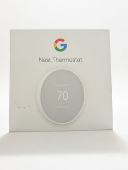 Nest Thermostat - Smart Programmable Wi-Fi Thermostat - Snow