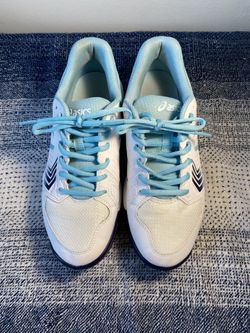 ASICS Womans Shoe White/Blue “Used” Size 8.5 ($35)