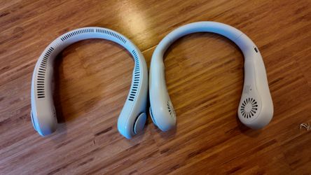 JisuLife Portable Neck Fans, Set of 2, Hands-Free