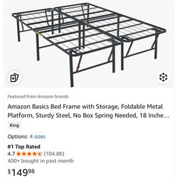 Metal King Bed Frame