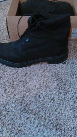 Mens size 12 black timberlands
