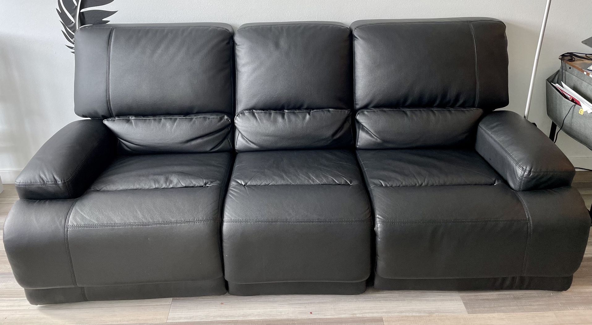 3 Seater Recliner Sofa - Black From IKEA