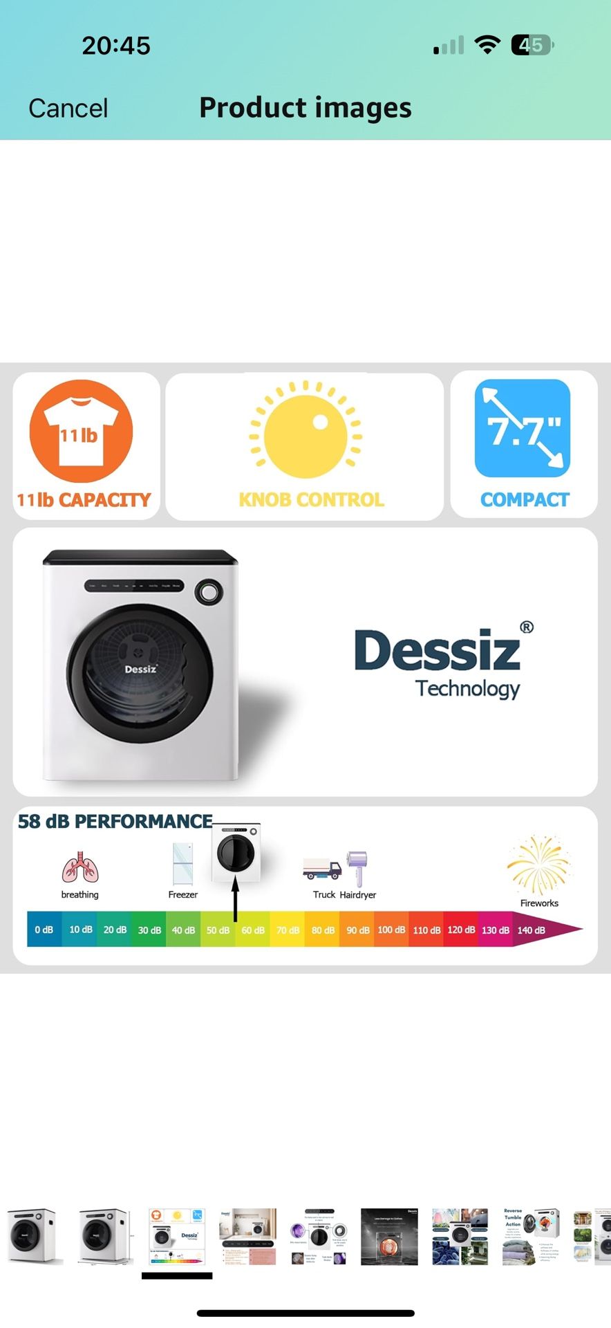 Mini Dryer For Condo, Boat