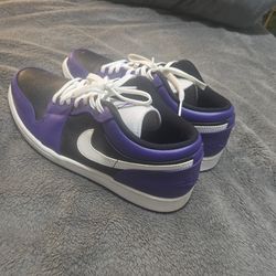 Purple Jordan's 11.5