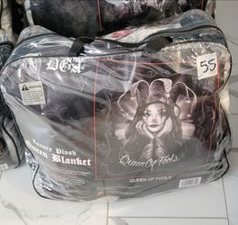 DGA Queen of Fools Luxury Plush Queen Blanket