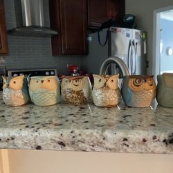 Small Owl Planters 