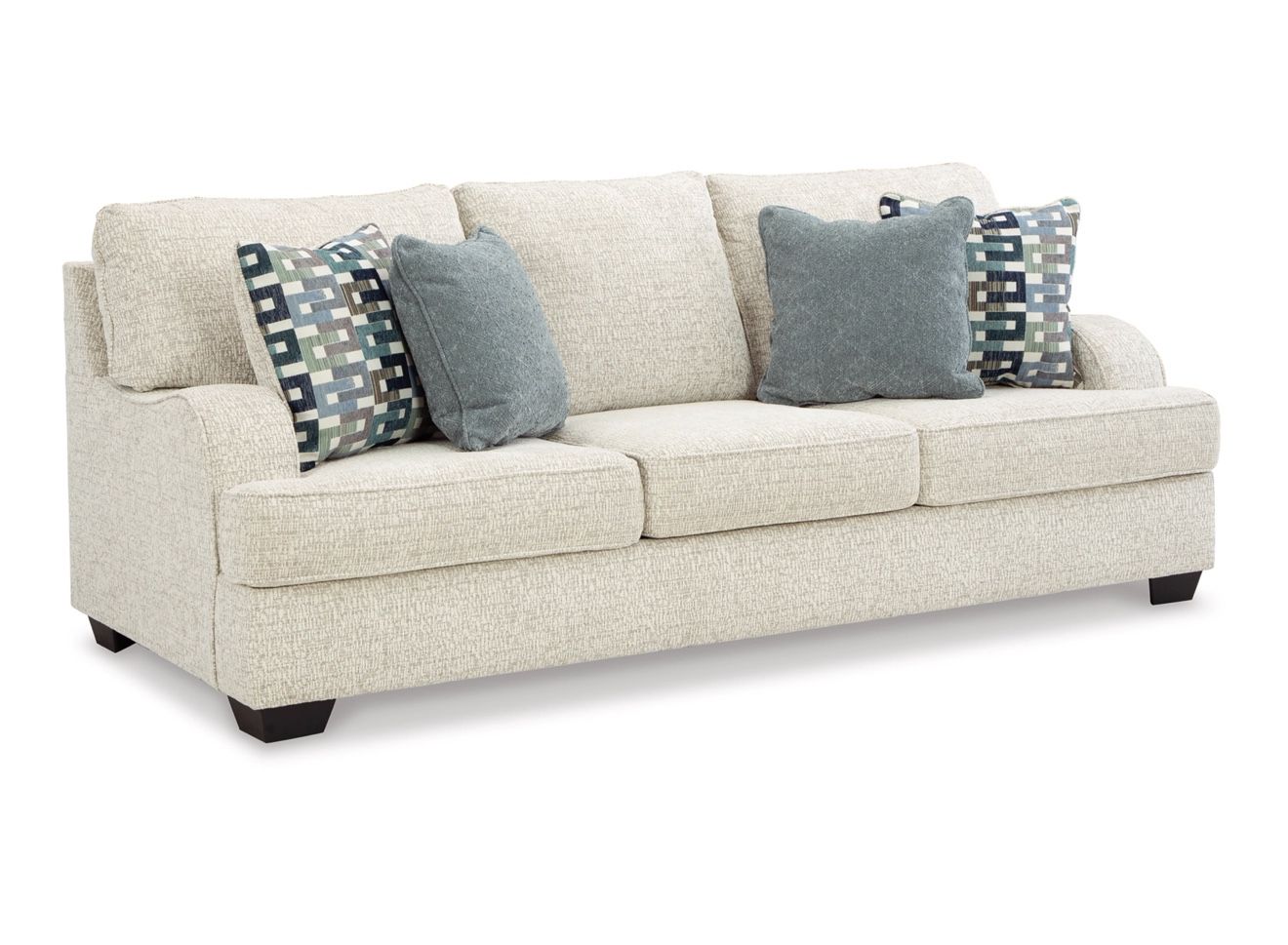 White Couch With Pullout Bed