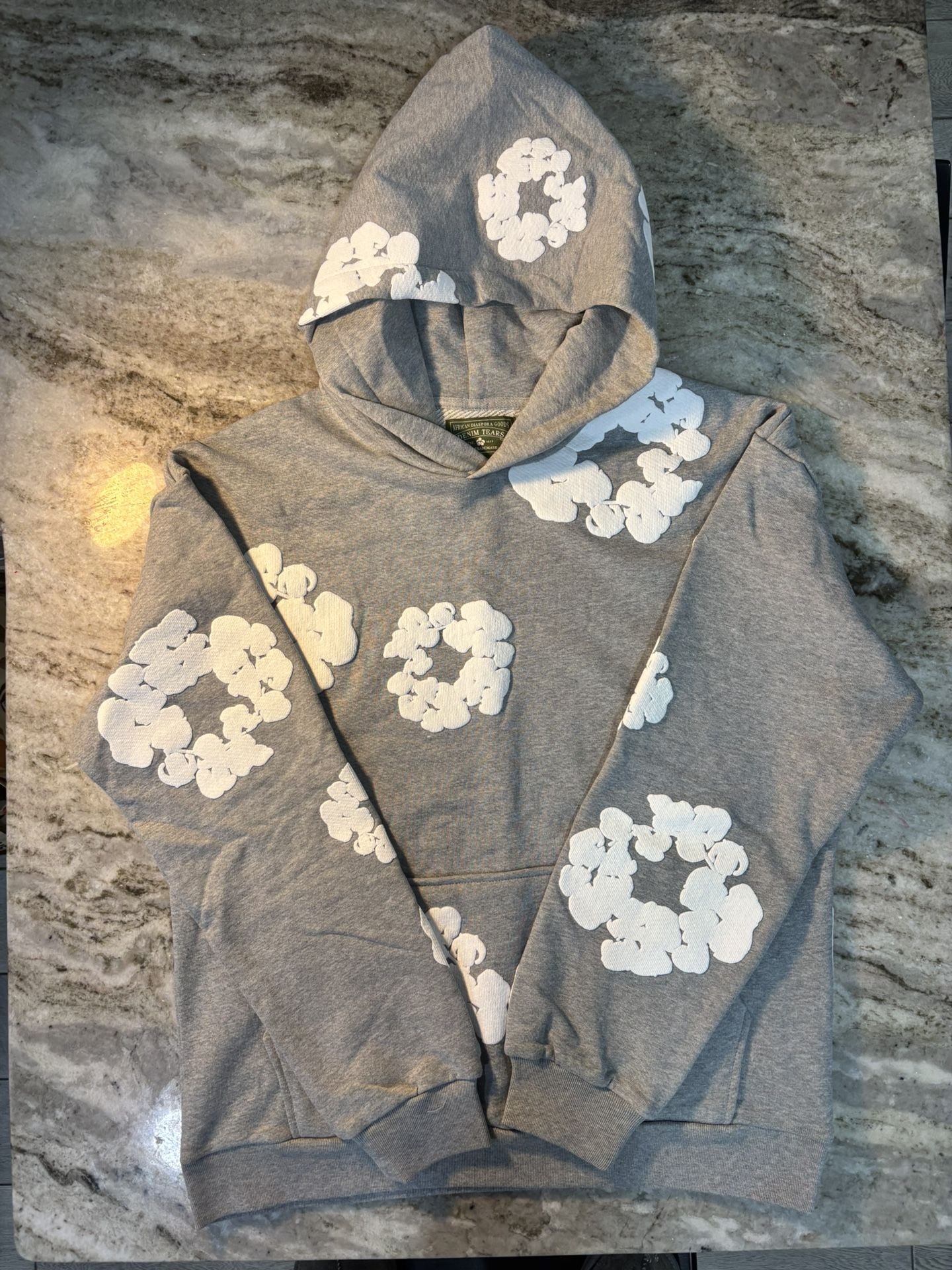 Gray Denim Tears Hoodie